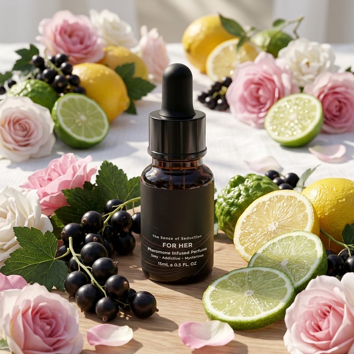 Women'S Perfume Rose Fragrance - Pheromone Perfume for Women 15ml Long