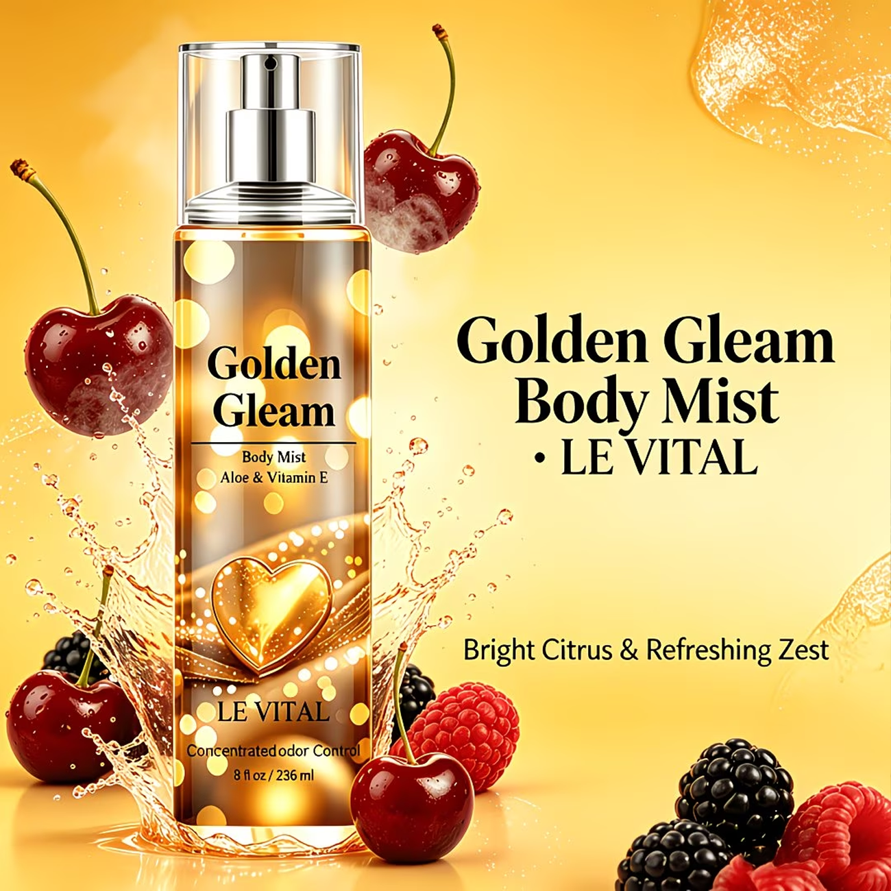 Perfume Aqua Fragrance - Wedding season with hand gift, golden