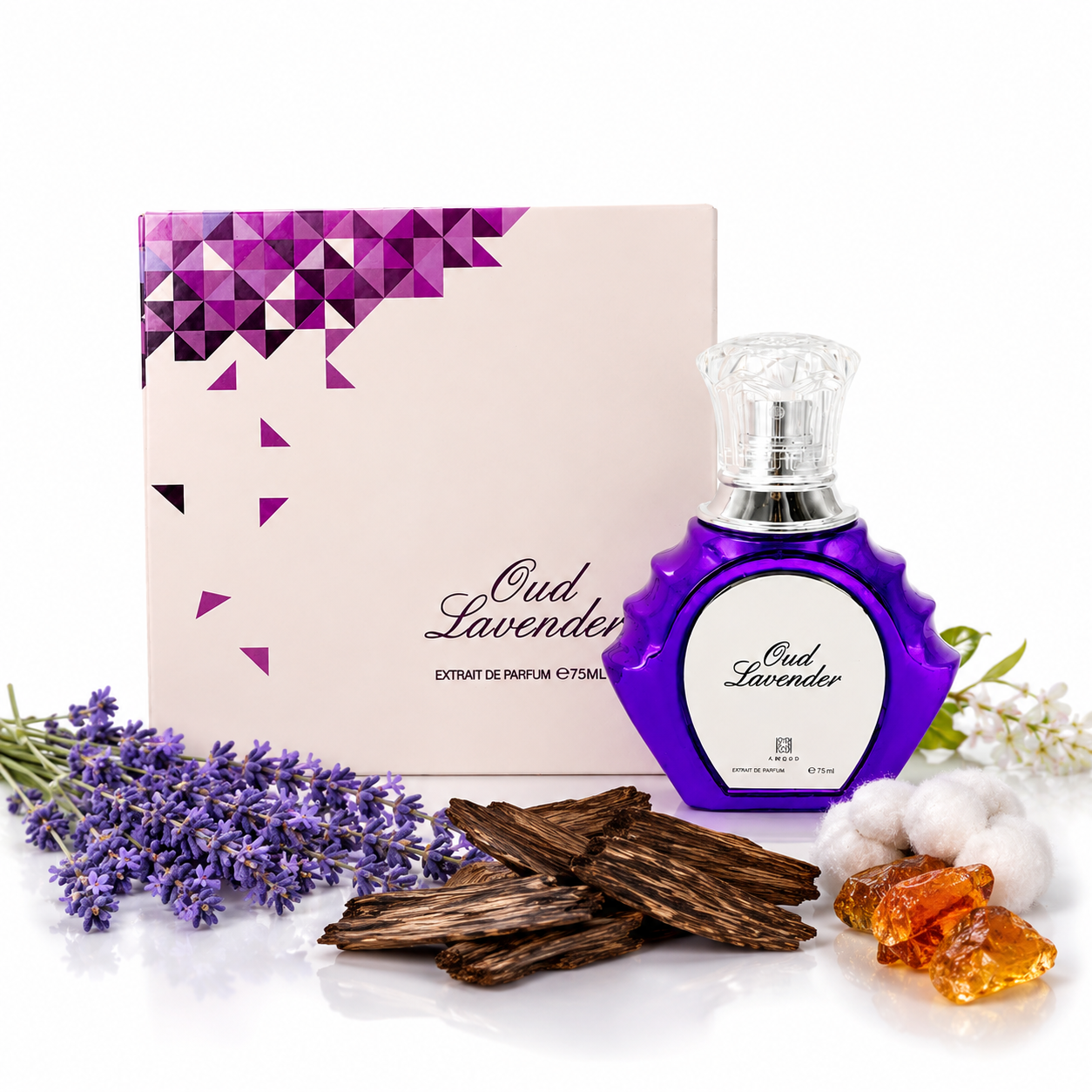 Oud Perfume Spray - Lux Oud Lavender Extrait De Parfum