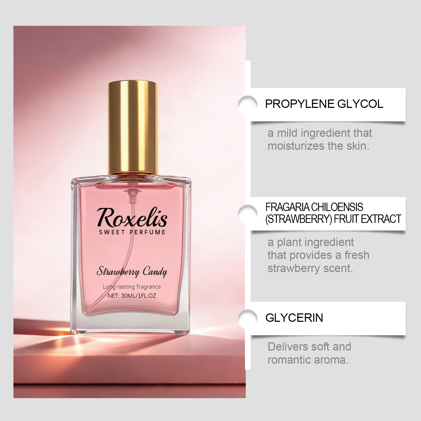 Strawberry Candy Sweet Fragran - Perfume The Fragrance 评论和价格