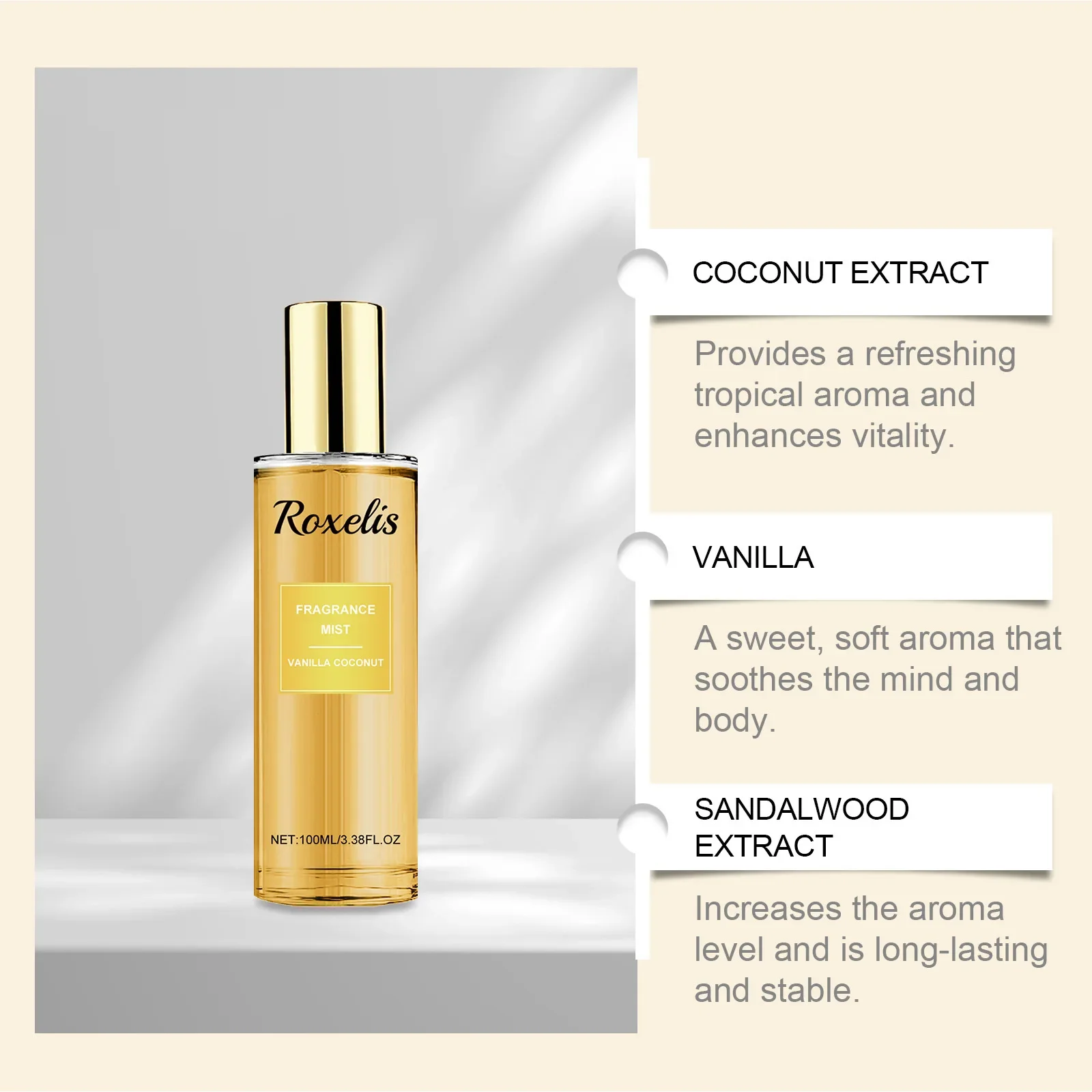 Coconut Vanilla Aroma Spray La - Fragrance Perfume For Hair 评论和价格
