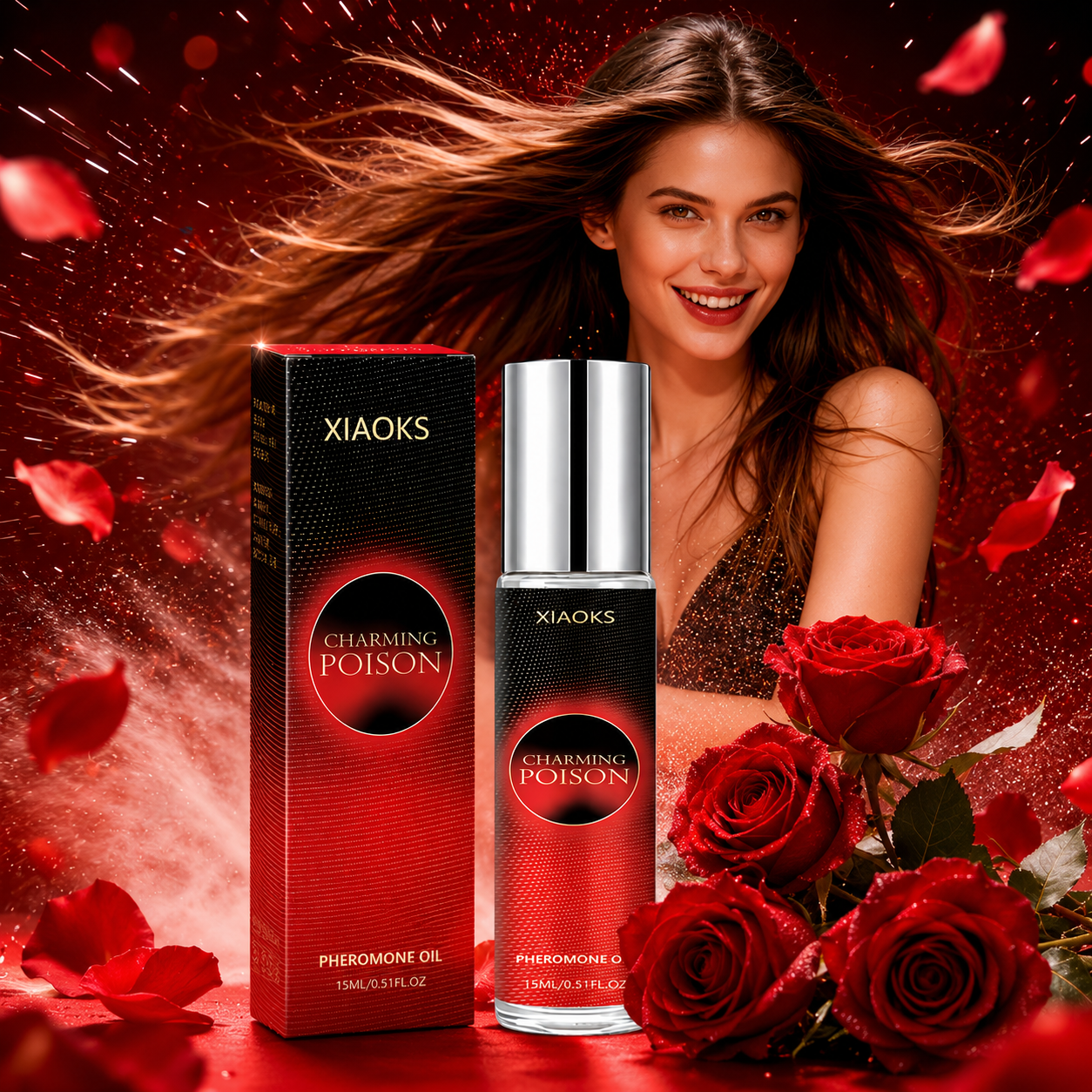 Women's Rose Pheromone Roll-On - Perfume Fragrance Type 评论和价格