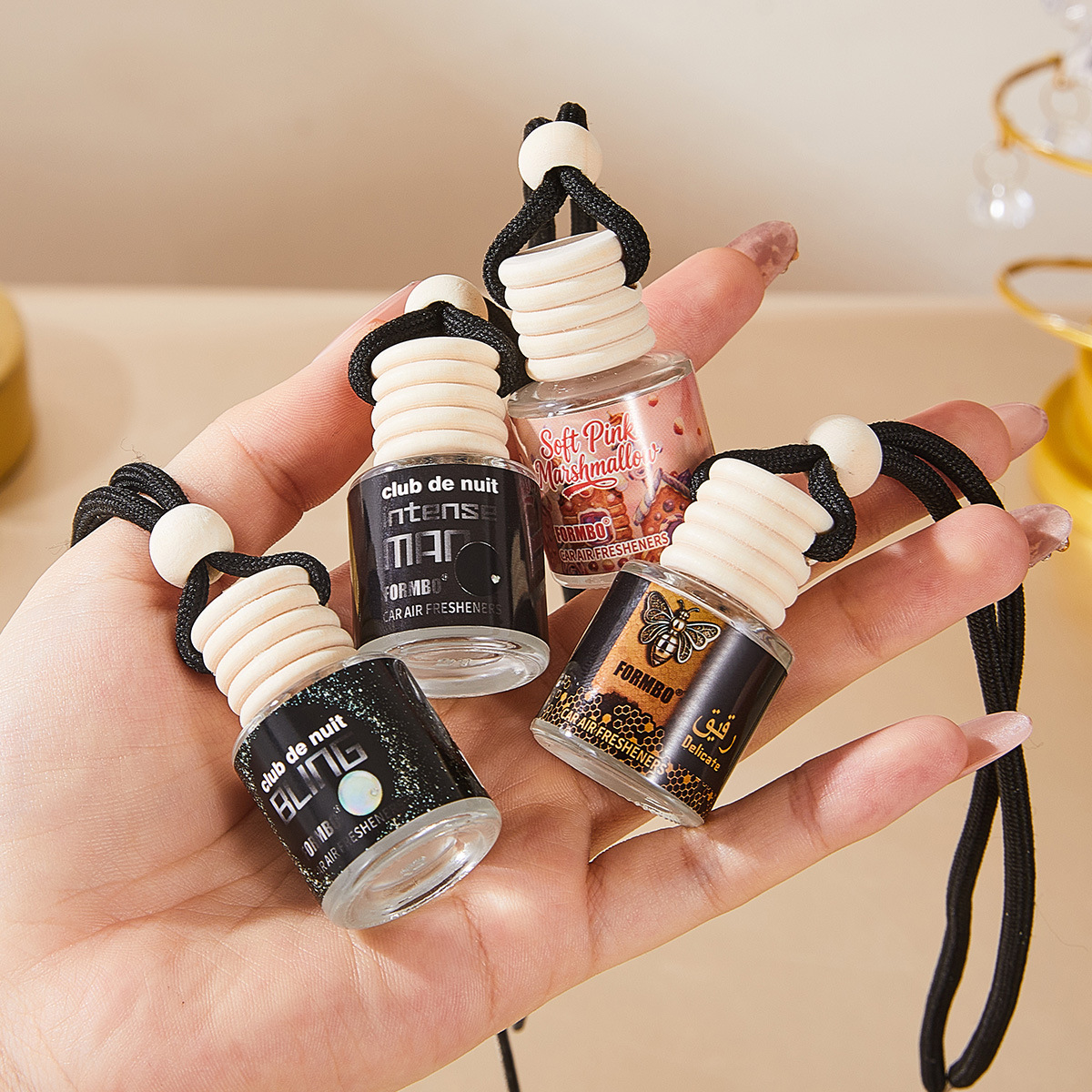 Rope-Hung Car Perfume, 4 Scent - Perfume Aqua Fragrance 评论和价格