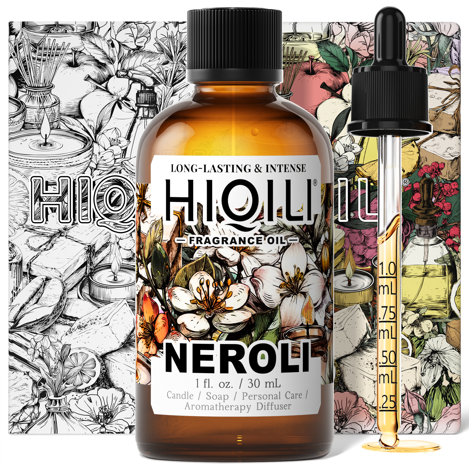 HIQILI Neroli Fragrance Oil 30 - Perfume Fragrance Oils For Candles 评论和价格