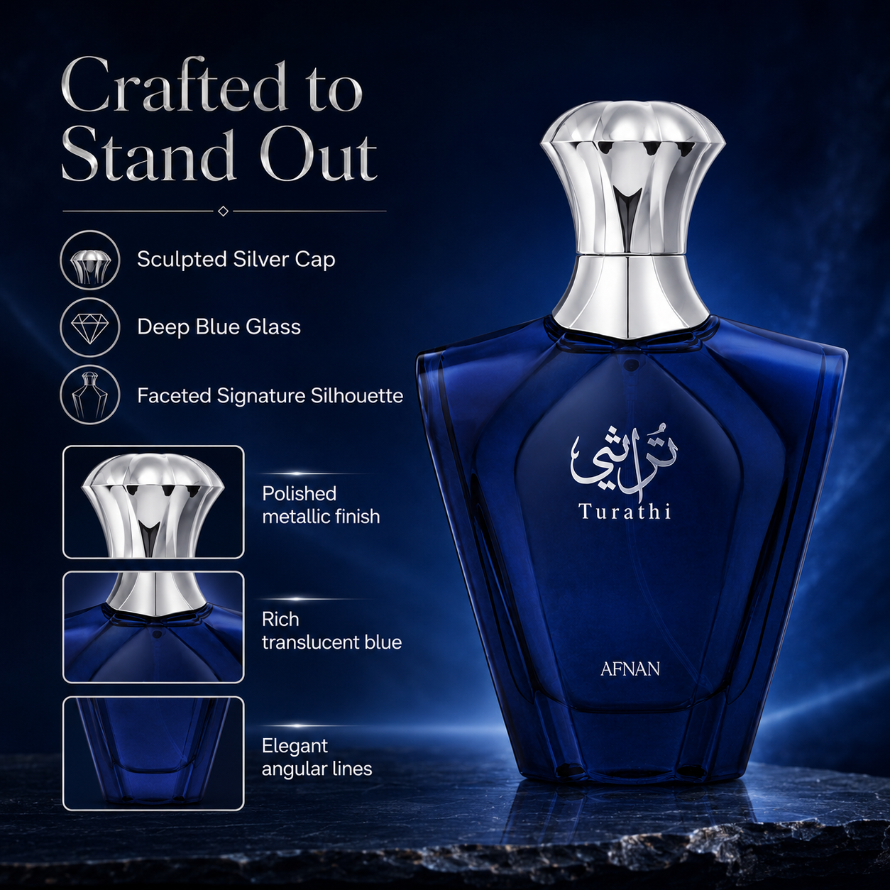 Afnan Turathi Blue Perfume for - Perfume The Fragrance 评论和价格