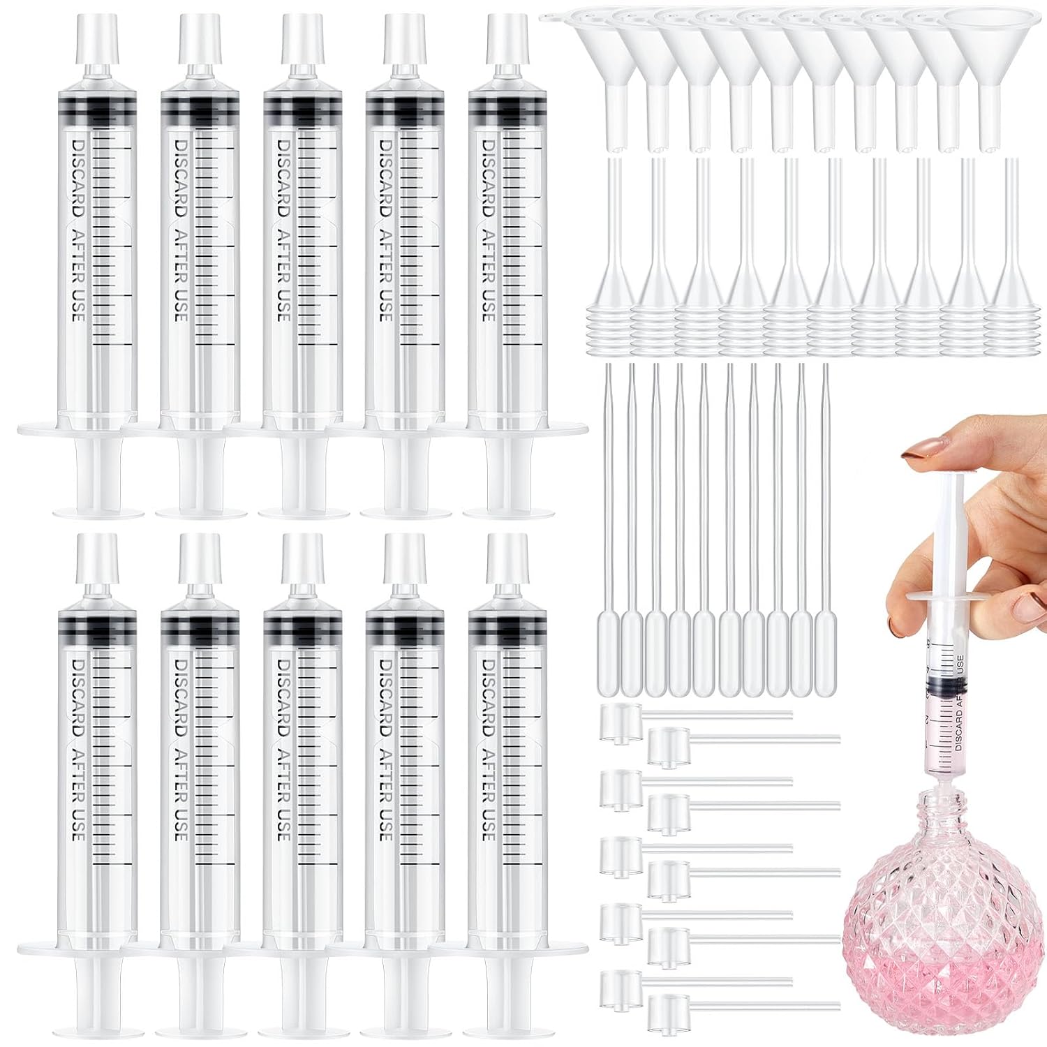 25/50PCS  perfume refill pump  - Oud Perfume Spray 评论和价格