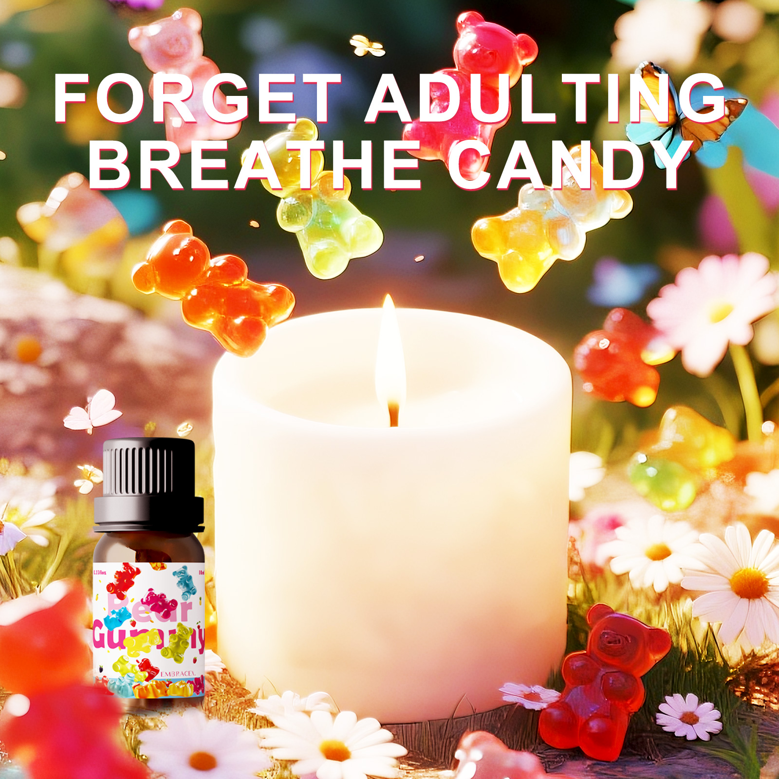 10ml Gummy Bear Fragrance Oil  - Perfume Fragrance Oils For Candles 评论和价格