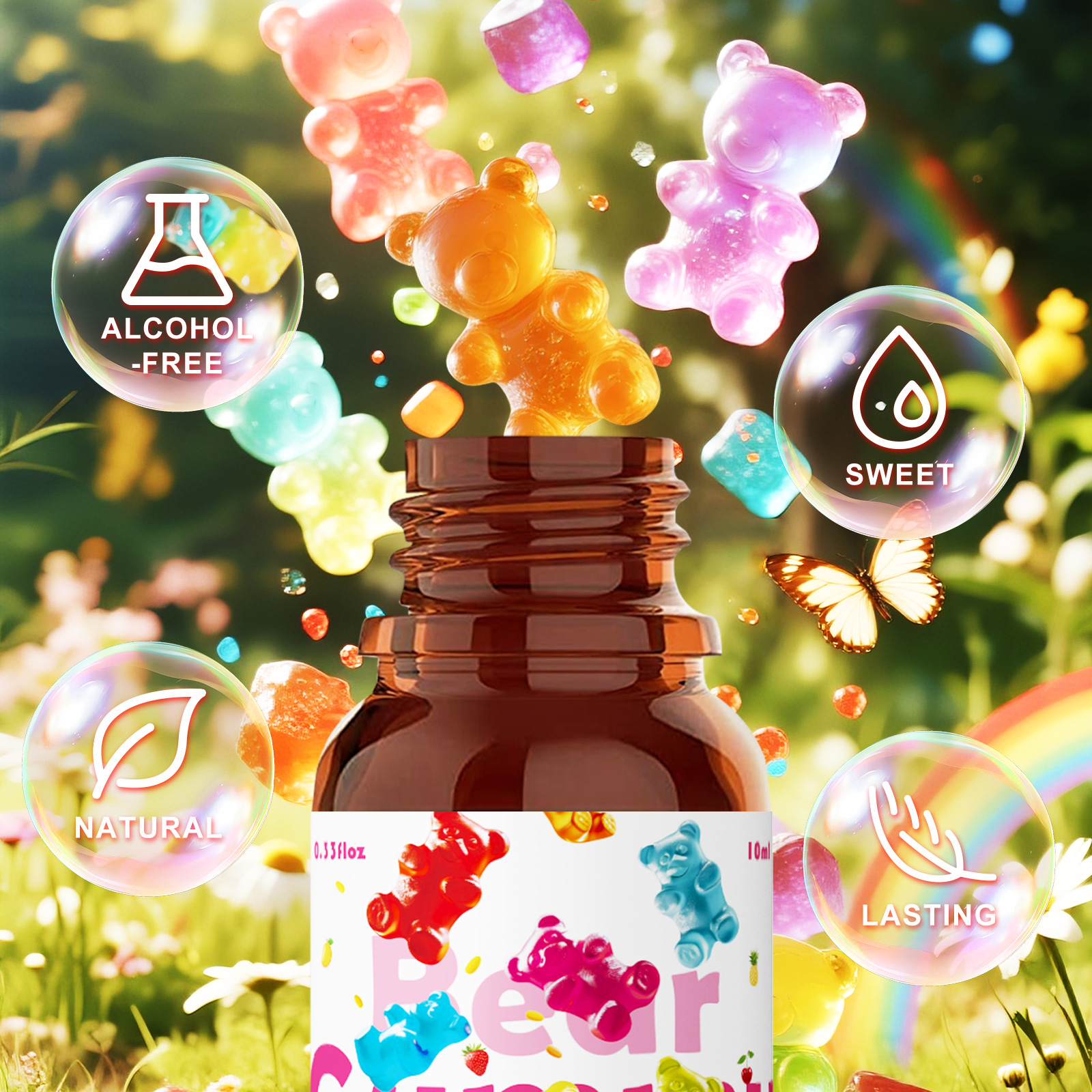 10ml Gummy Bear Fragrance Oil  - Perfume Fragrance Oils For Candles 评论和价格