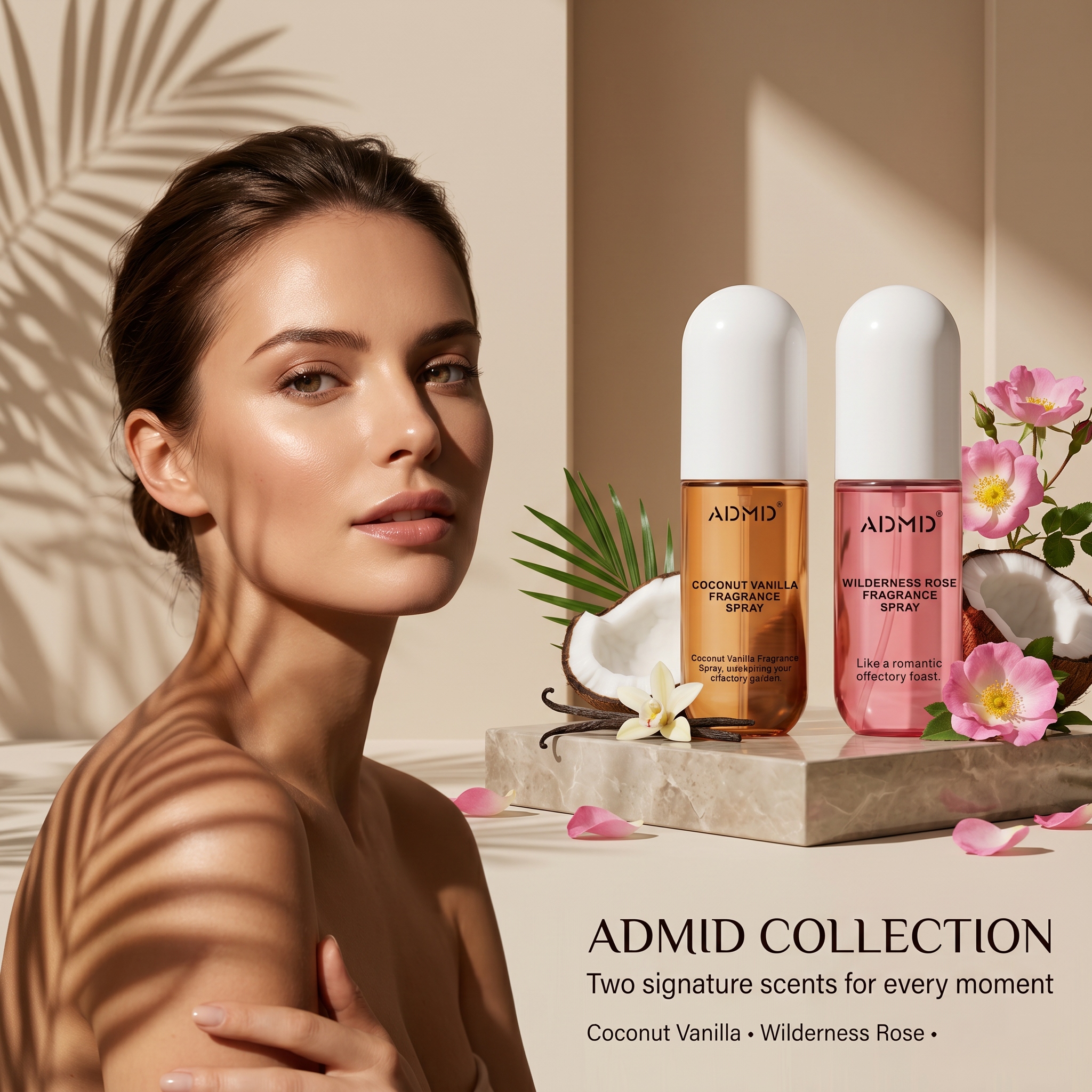 Coconut Rose Fragrance Perfume - Fragrance Perfume For Hair 评论和价格