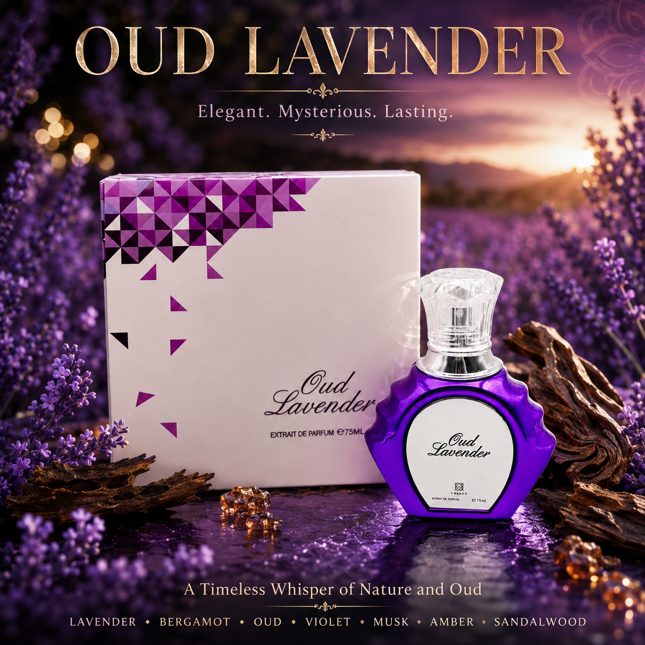 Lux Oud Lavender Extrait De Pa - Oud Perfume Spray 评论和价格