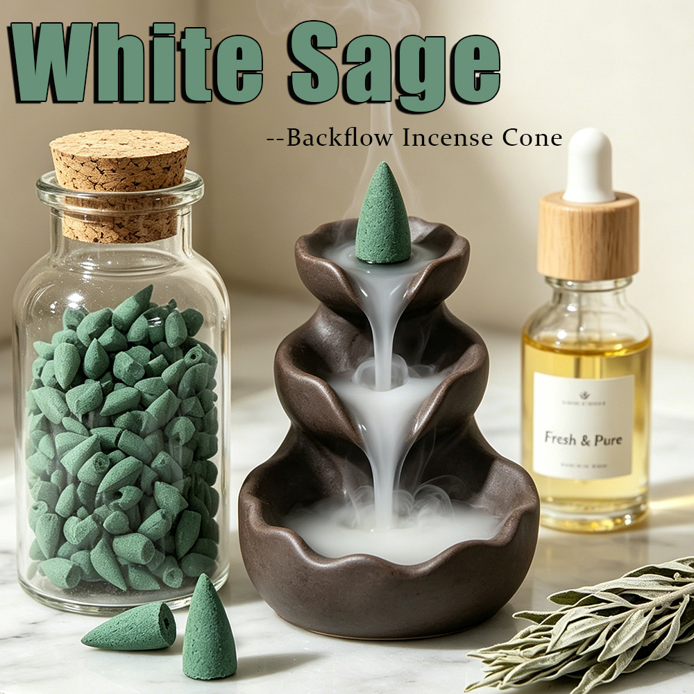 White Sage Scented Backflow In - Perfume Fragrance Oils For Candles 评论和价格