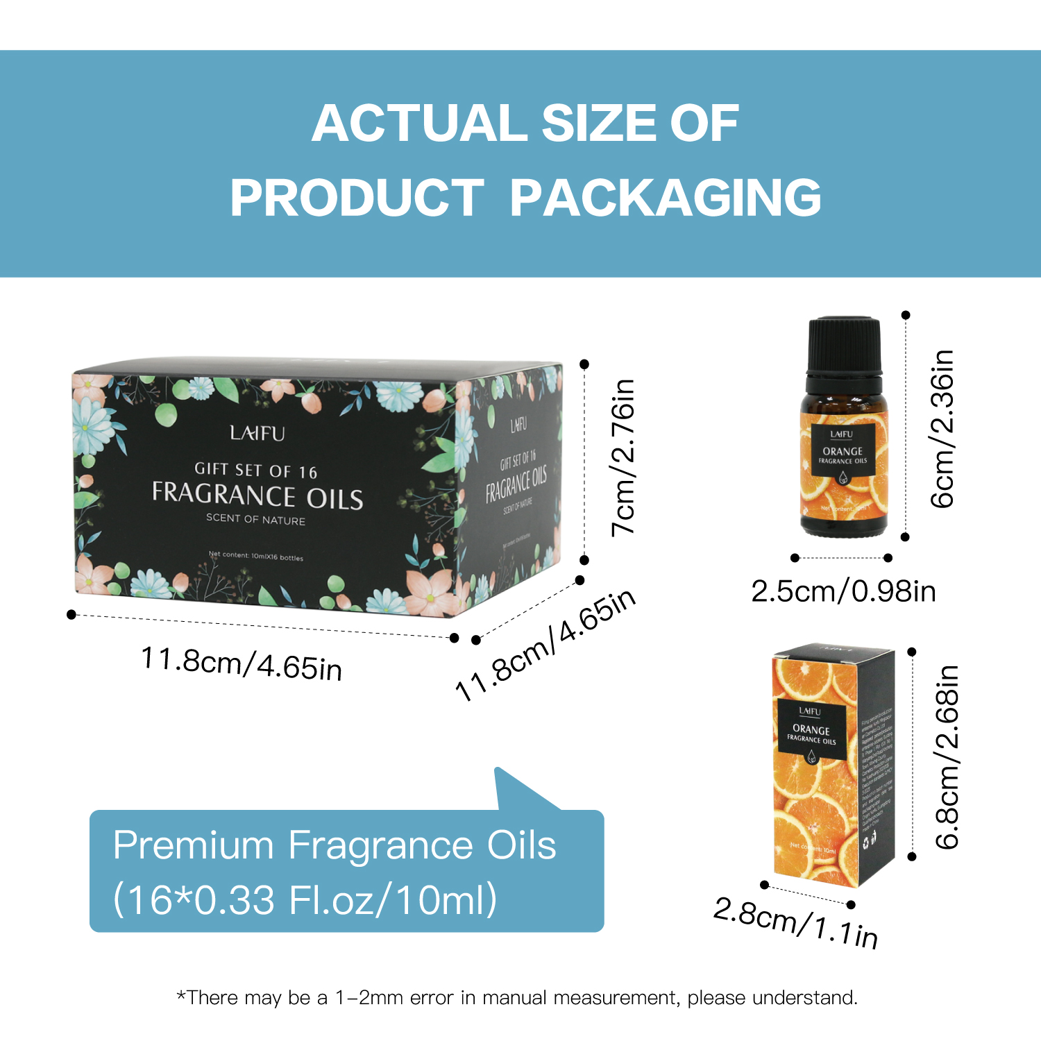 16x10ml Essential Oils Set for - Perfume Fragrance Oils For Candles 评论和价格