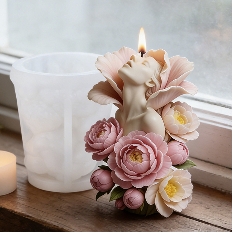 3D Flower Surround Woman Candl - Perfume Fragrance Oils For Candles 评论和价格