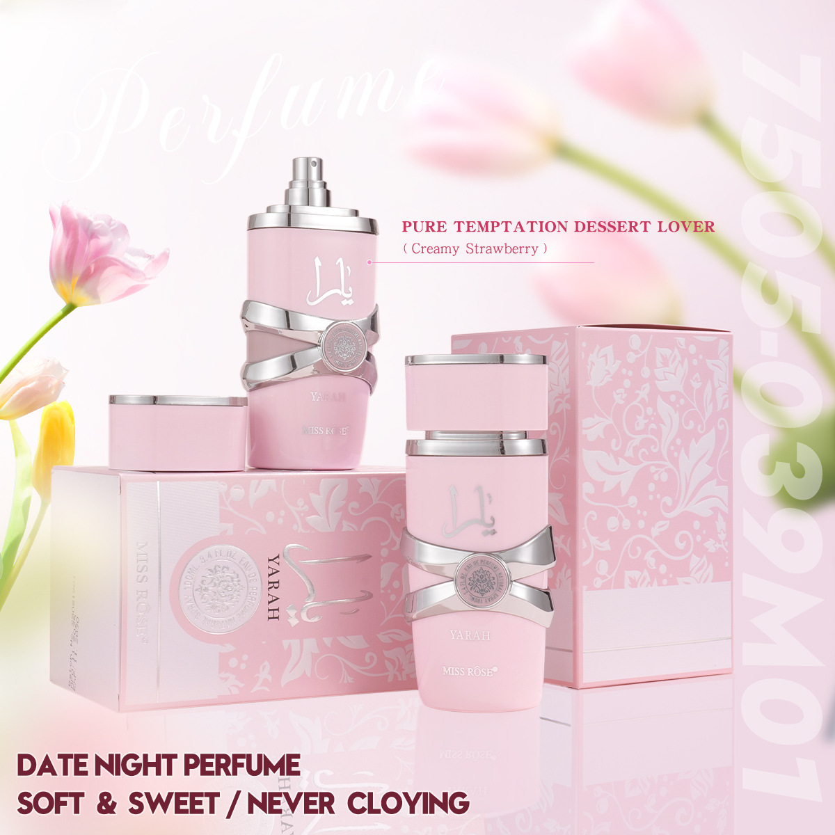 MISS ROSE Unisex Floral Fruity - Women'S Perfume Rose Fragrance 评论和价格