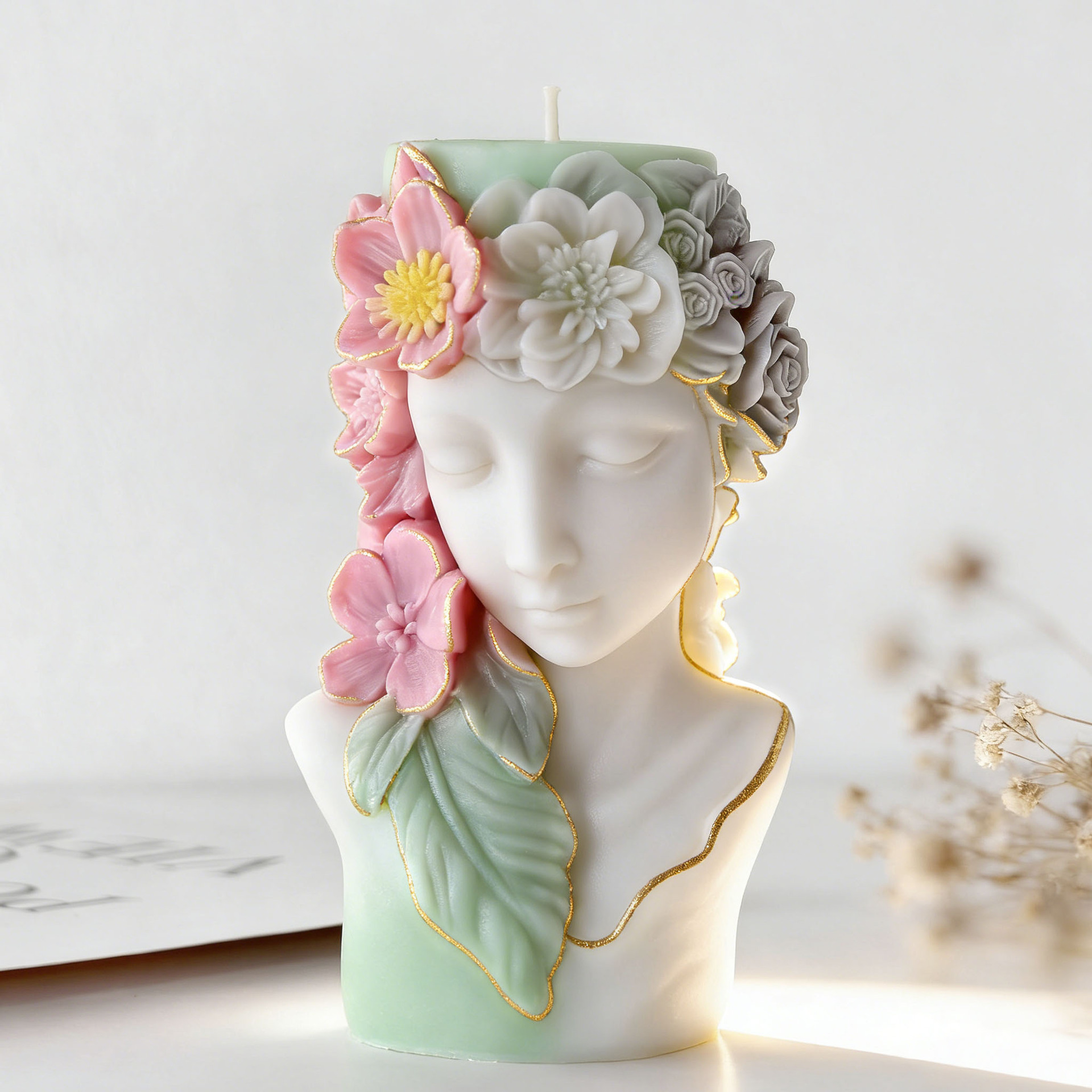 3D Floral Portrait Relief Cand - Perfume Fragrance Oils For Candles 评论和价格