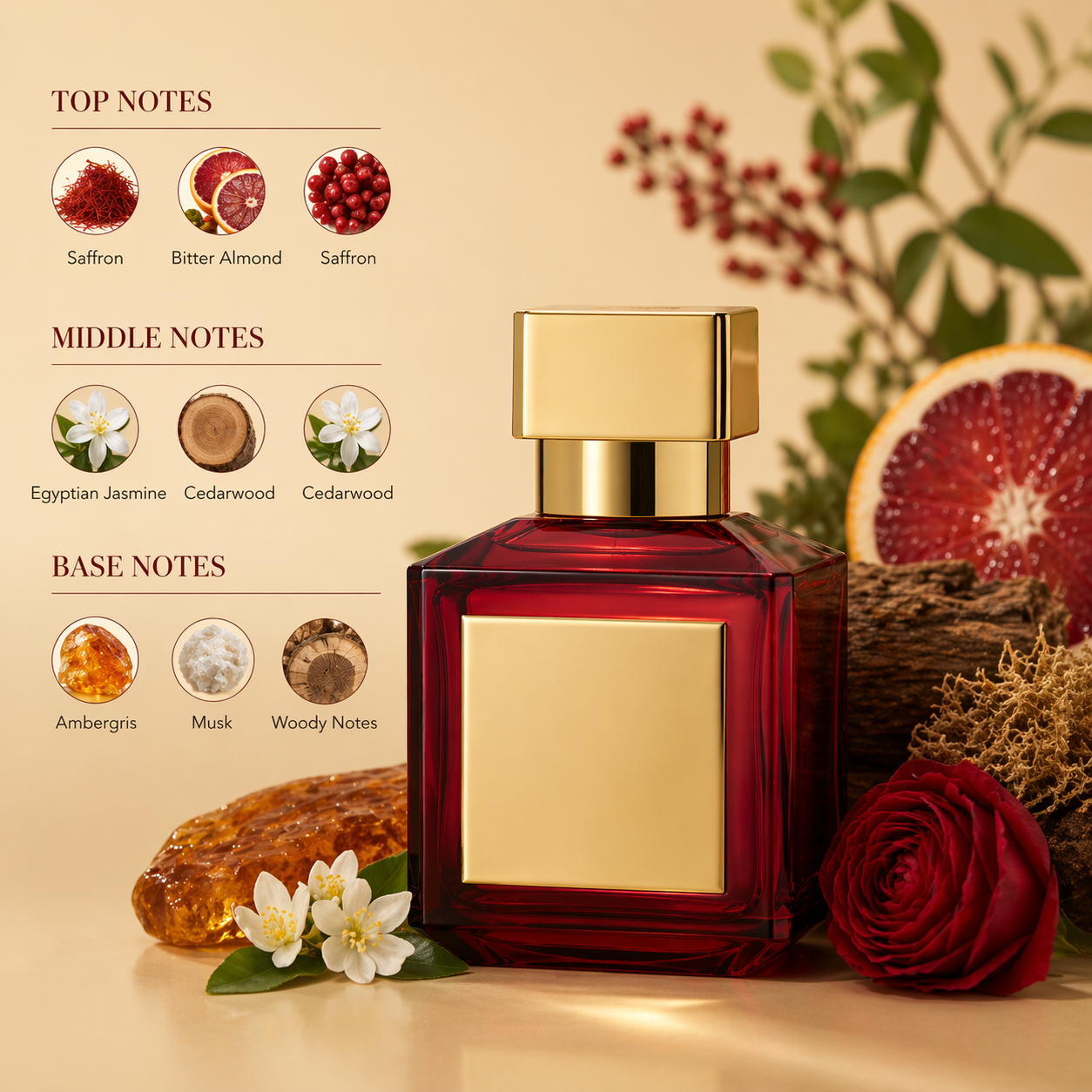 Rouge 540 Eau De Parfum Luxury - Perfume Floral Fragrance 评论和价格