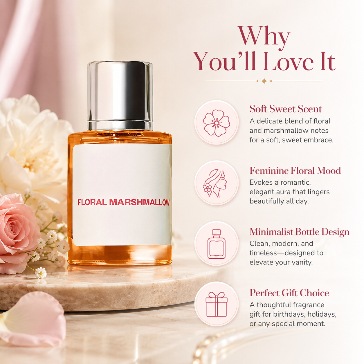 Floral Marshmallow Eau De Parf - Perfume Floral Fragrance 评论和价格