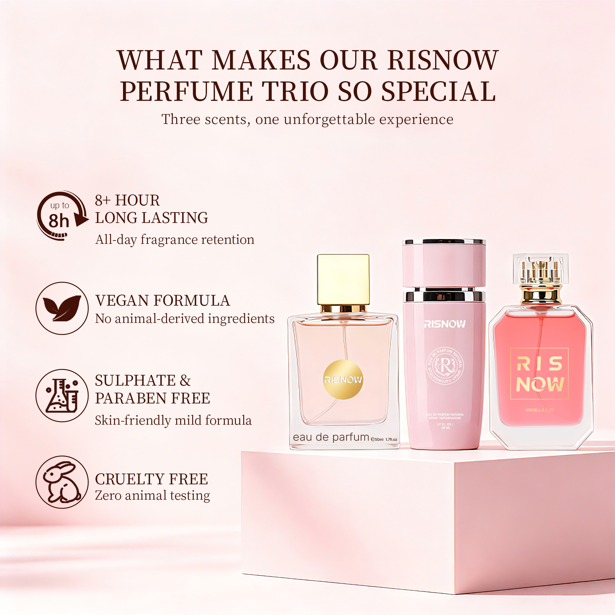 3 pcs Set Of Floral Scented Pe - Perfume Fragrance Kit 评论和价格