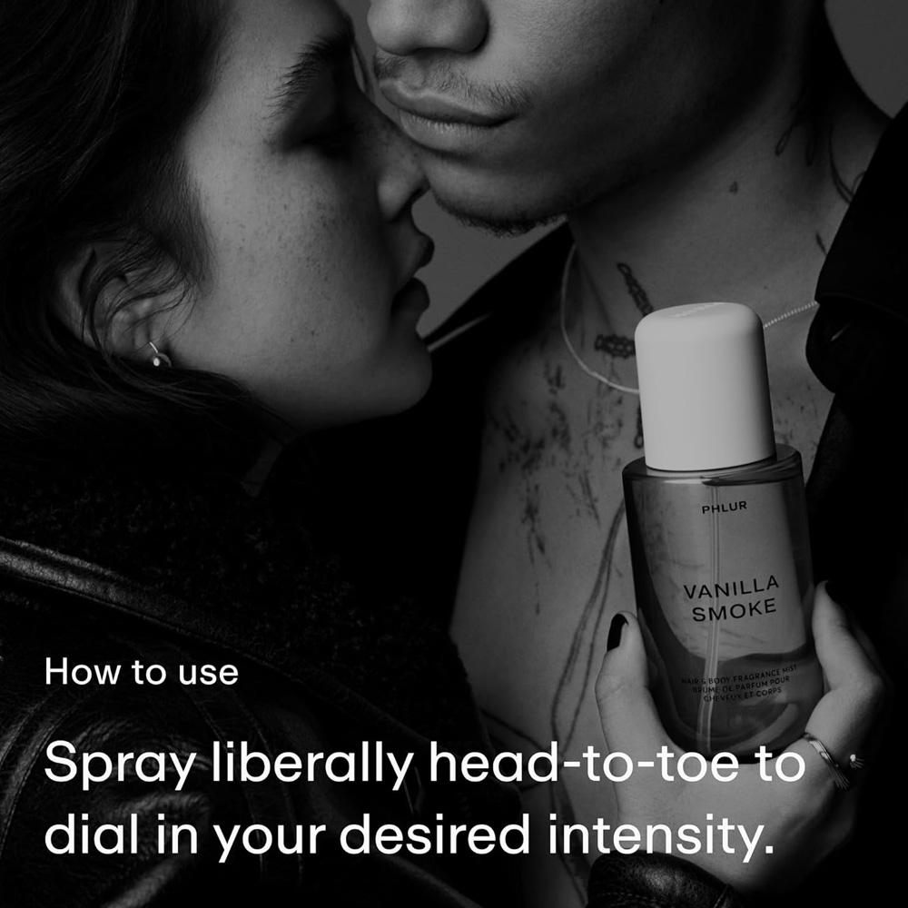 PHLUR Vanilla Smoke Body Mist, - Fragrance Perfume For Hair 评论和价格