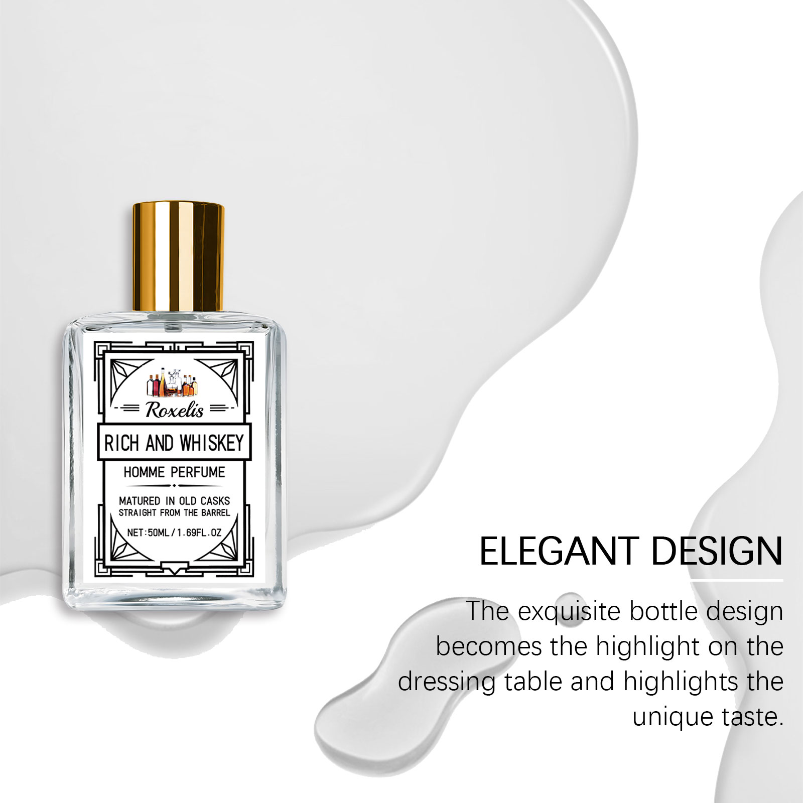 Roxelis 50ml Charm Whisky Men' - Perfume The Fragrance 评论和价格