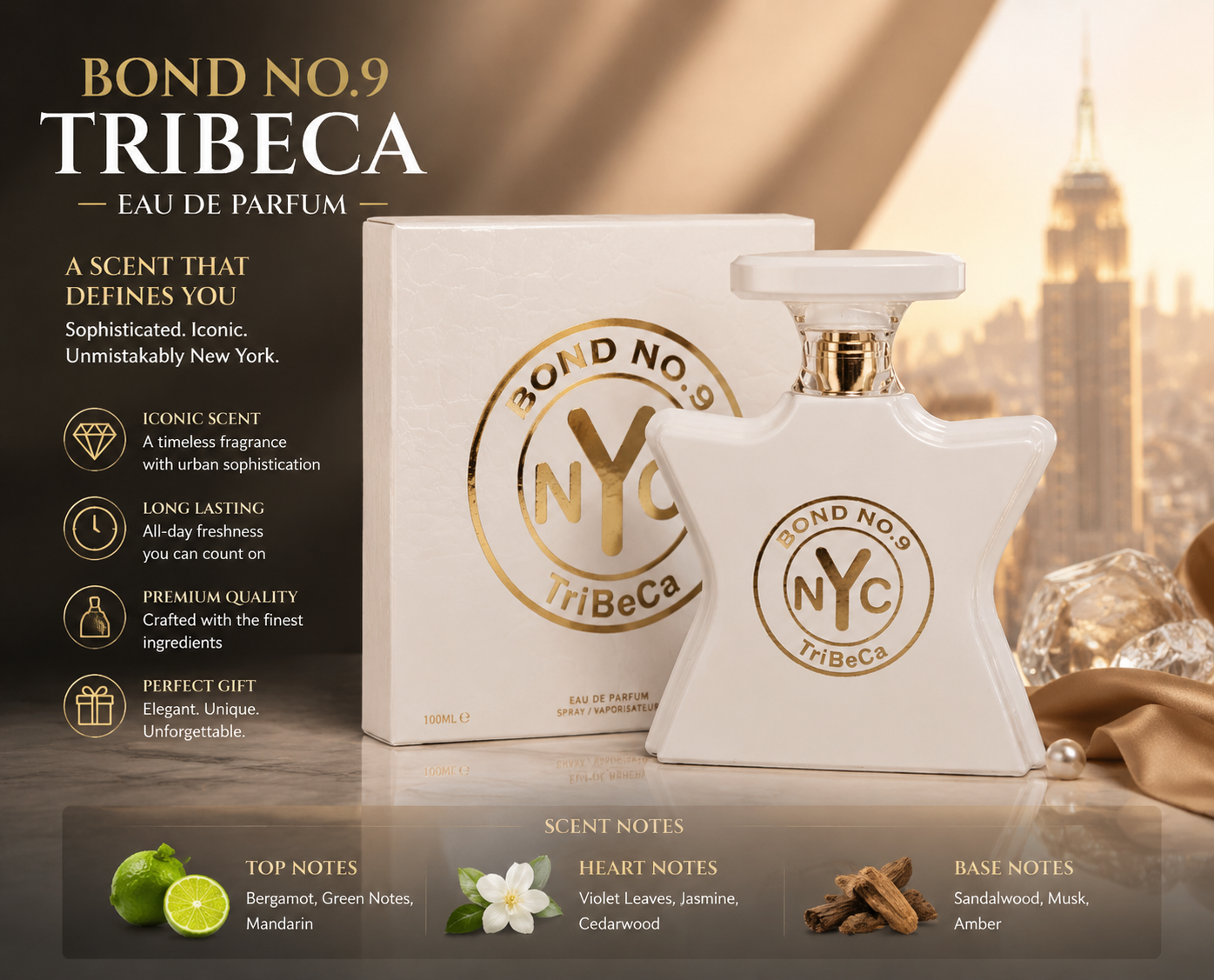 White Star Shaped Perfume 100m - Perfume Floral Fragrance 评论和价格