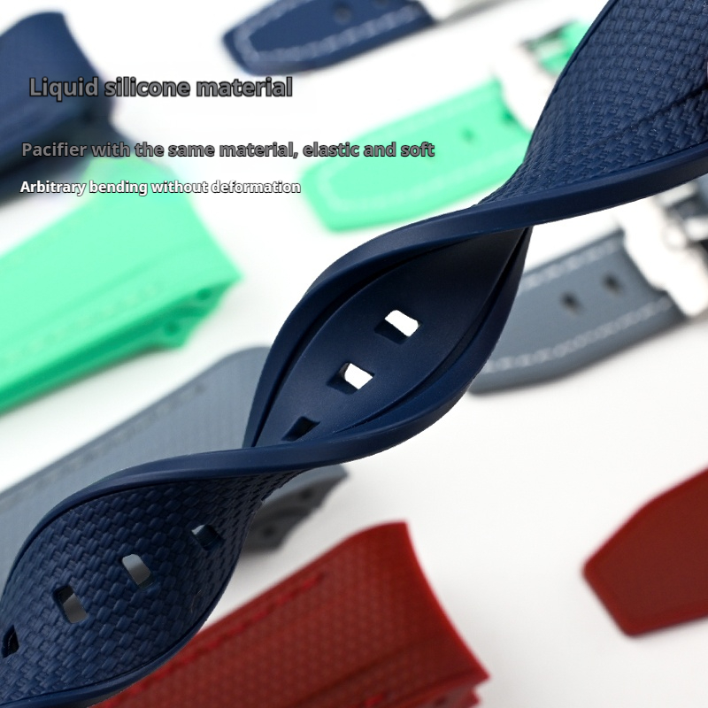 Rubber Silicone Watch Band for - Fragance X 评论和价格