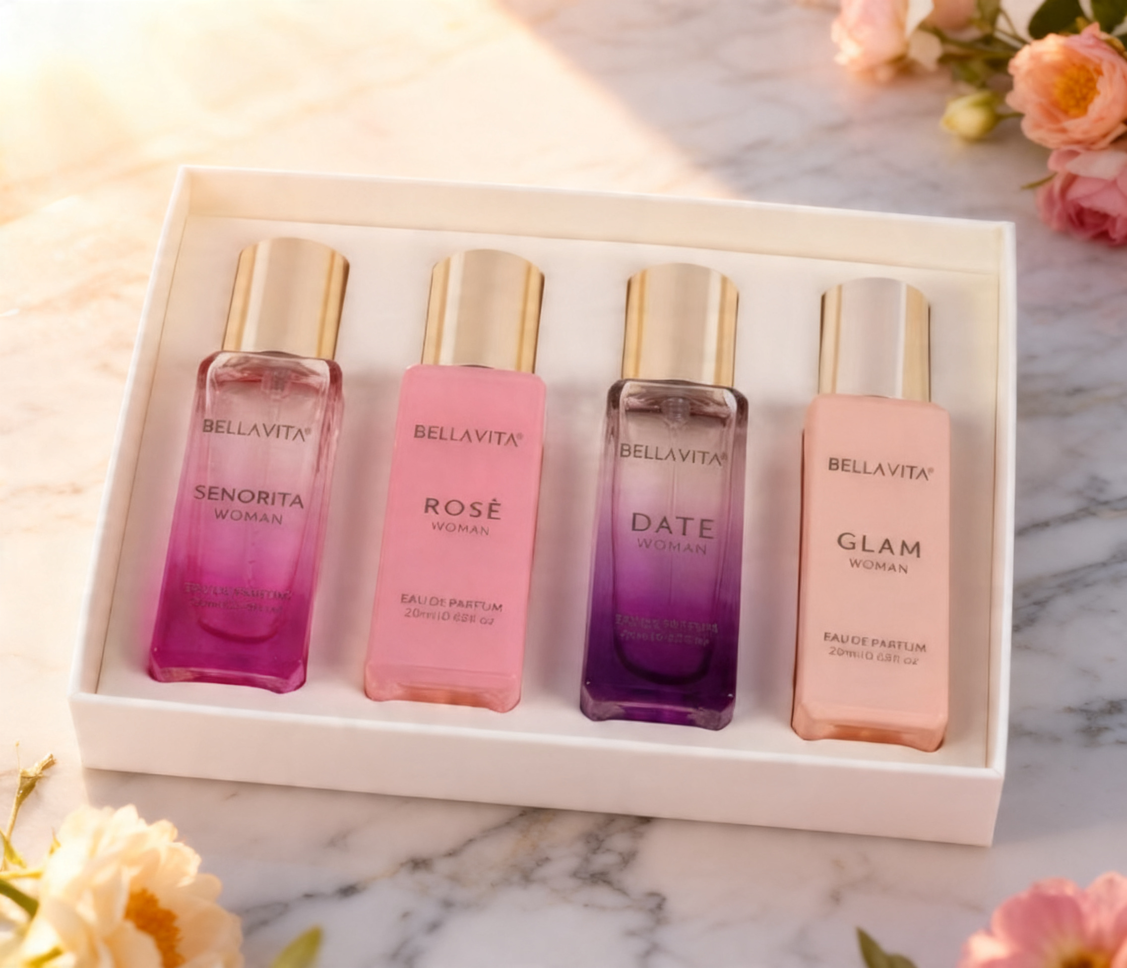 Bella Vita Luxury Mini Perfume - Women'S Perfume Rose Fragrance 评论和价格